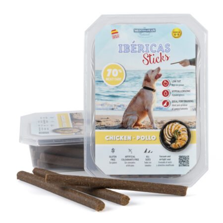 SNACKS IBERICAS STICKS POLLO 350GR 6 UND