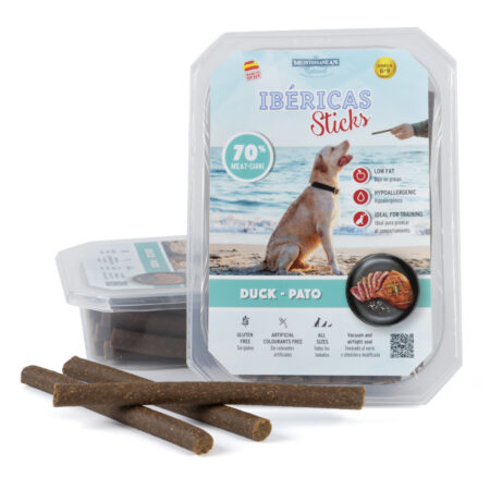 SNACKS IBERICAS STICKS PATO 350GR 6 UND
