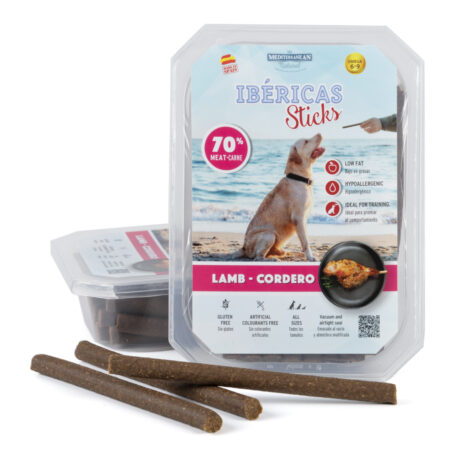 SNACKS IBERICAS STICKS CORDERO 350GR 6 UND