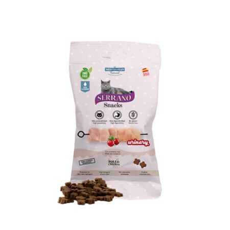 SNACK SERRANO PARA GATOS 50G POLLO URINARY