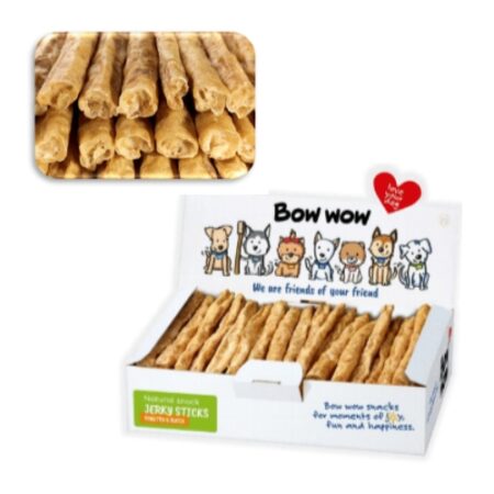BOW WOW PALITO HIGADO Y YUCCA 50 UNIDADES