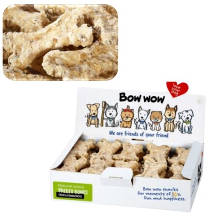 BOW WOW HUESO NATURAL TRIPA Y ARANDANOS 30 UNIDADES