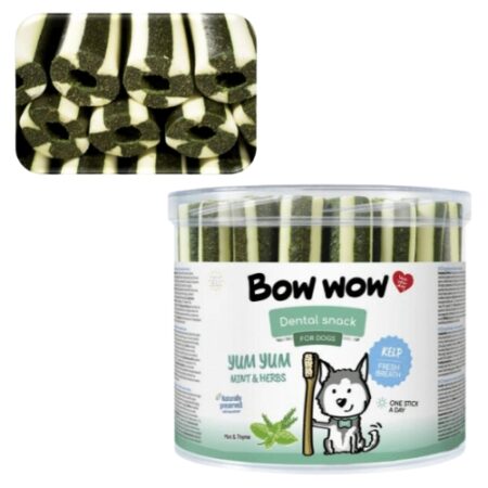 BOW WOW YUM YUM MENTA Y HIERBAS 35 UNIDADES