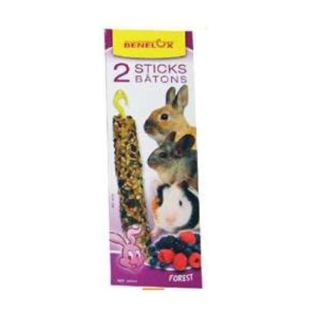 BENELUX 10 PAQUETES DE 2 BARRITAS ROEDOR VERDURA 110GR