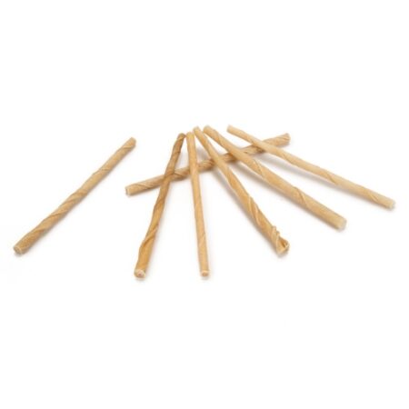 MASTICABLE PALILLOS CUERO TORCIDO 8MM - 10 UNIDADES