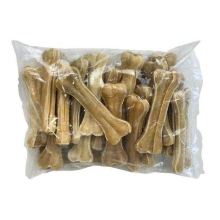 HUESO PRENSADO 14CM BOLSA DE 20 UNIDADES