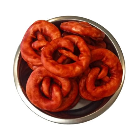 PRETZEL PIEL DE BUEY RODEADO DE PATO 10CM - 25 UNIDADES