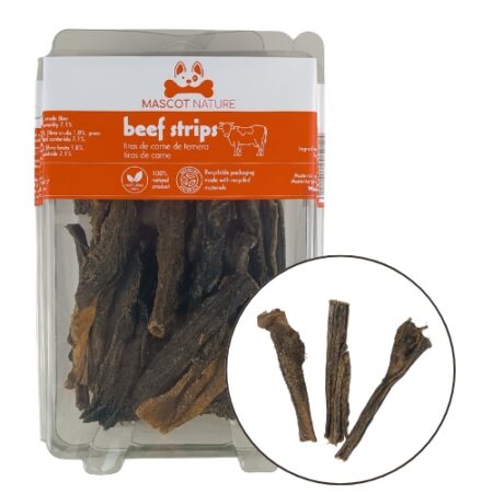 TIRAS DE TERNERA MASCOT NATURE A GRANEL 1000 GR