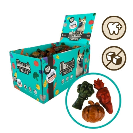 MASCOT NATURE VEGGIE DENTAL CHEW S 2KG 150 UNIDADES