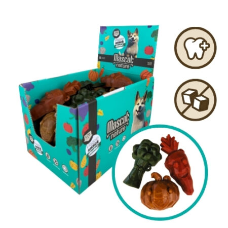 MASCOT NATURE VEGGIE DENTAL CHEW L 1KG 20 UNIDADES