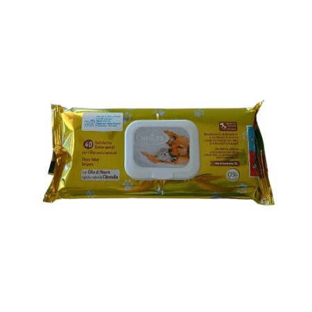 TOALLITAS HUMEDAS CON ACEITE DE NEEM Y CITRONELA 40 UNIDADES