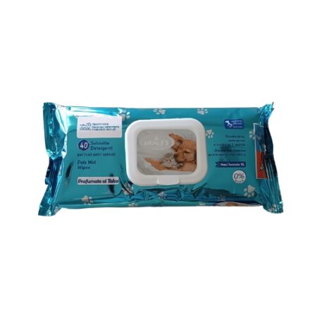 TOALLITAS HUMEDAS CON TALCO 40 UNIDADES