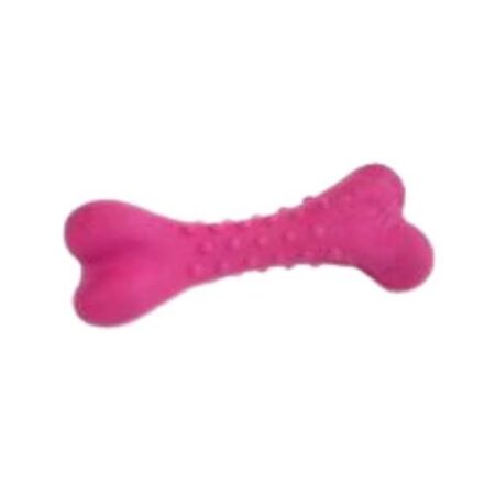 MUÑECO ESPUMA DINA HUESO FRAMBUESA 13CM