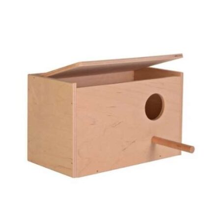 NIDO MADERA 25X15X15CM PARA AGAPORNIS HORIZONT