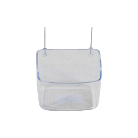 COMEDERO LORO CON HIERRO 10X5X5CM