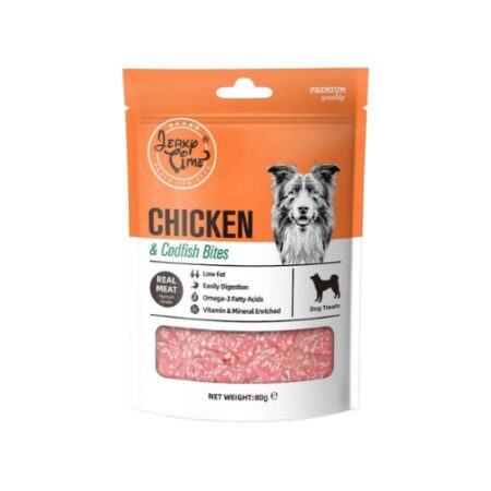 SNACK - CORAZONES DE POLLO Y SALMON 80GR