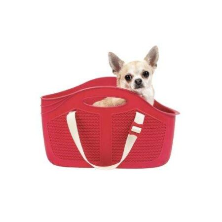 BOLSO TRANSPORTE SILICONA 40X15X24CM ROJO