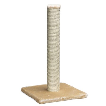 RASCADOR BASE Y PALO 34 X 34 X 60CM - BEIGE