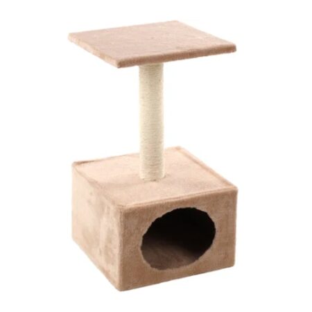 RASCADOR CASETA PISO 30 X 30 X 60CM - BEIGE