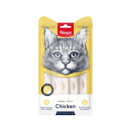 WANPY CREMA DE POLLO 12 ENVASES DE 70GR (5 BARRITAS X14GR)