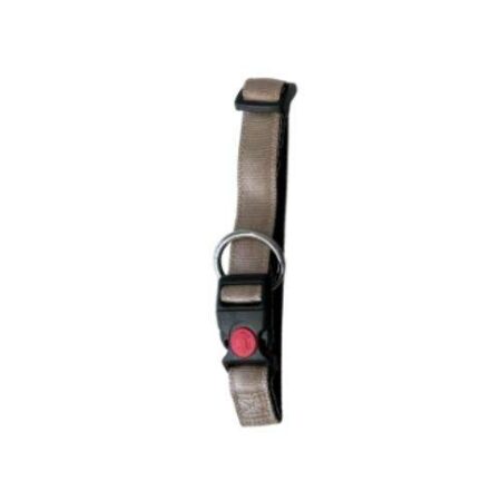 COLLAR REGUL CANVAS 15MM X25 / 35CM - BEIGE