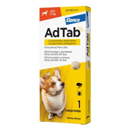 AD TAB 225MG (5,5 - 11KG) 1 COMP