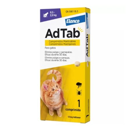 AD TAB GATO 12MG (0,5 - 2KG) 1 COMP