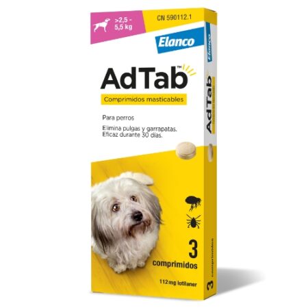 AD TAB 112,5MG (2,5 - 5,5KG) 3 COMP