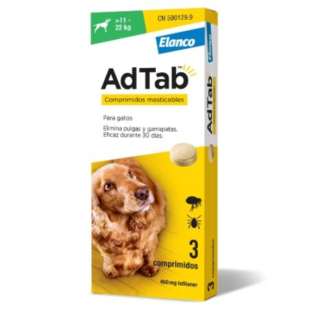 AD TAB 450MG (11 - 22KG) 3 COMP