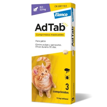 AD TAB GATO 12MG (0,5 - 2KG) 3 COMP