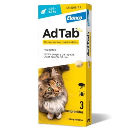 AD TAB GATO 48MG (2 - 8KG) 3 COMP
