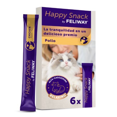 FELIWAY HAPPY SNACK POLLO 6 STICKS