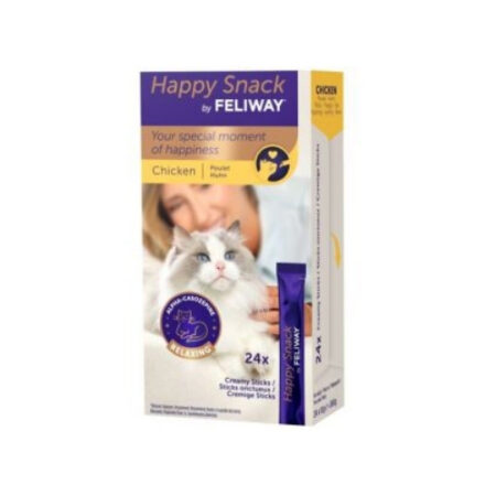 FELIWAY HAPPY SNACK POLLO 24 STICKS