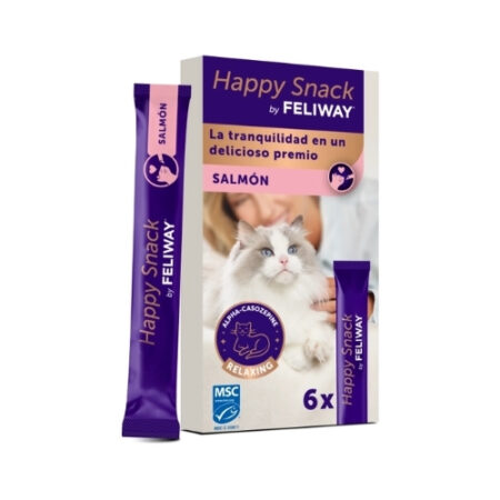 FELIWAY HAPPY SNACK SALMON 6 STICKS