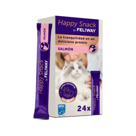 FELIWAY HAPPY SNACK SALMON 24 STICKS