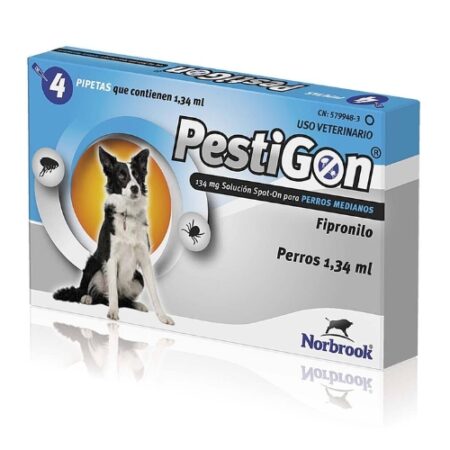 PESTIGON 134MG PERRO 10 - 20KG 4 PIP