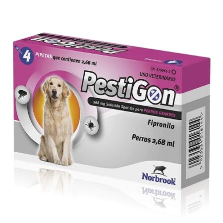 PESTIGON 268MG PERRO 20 - 40KG 4 PIP