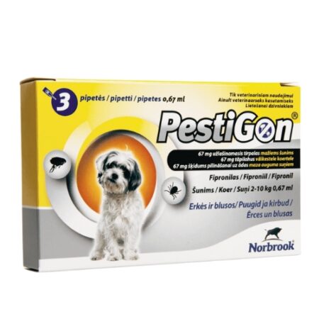 PESTIGON 67MG PERRO 2 - 10KG 4 PIP