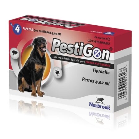 PESTIGON 402MG PERRO 40 - 60KG 4 PIP