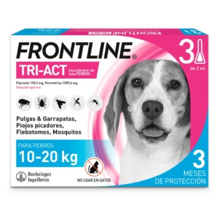 FRONTLINE TRI-ACT 10 - 20KG M 3 PIPETAS