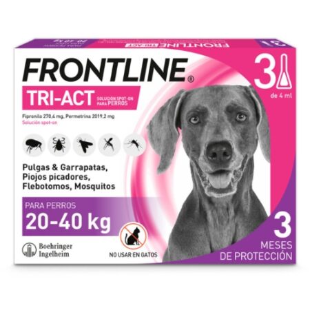 FRONTLINE TRI-ACT 20 - 40KG L 3 PIPETAS
