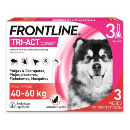 FRONTLINE TRI-ACT 40 - 60KG XL 3 PIPETAS