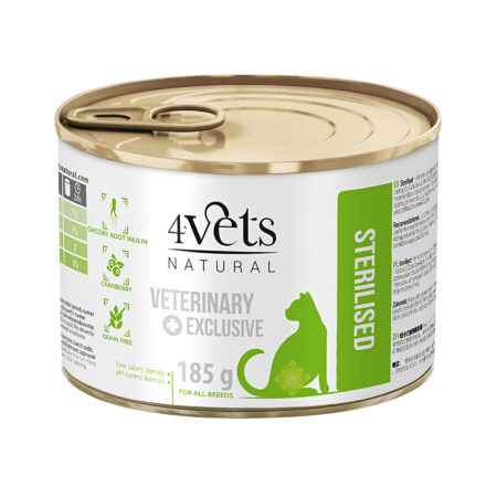 4VETS CAT STERILIZED 185G