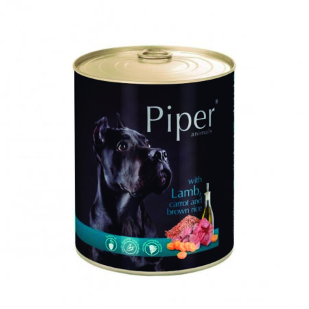 PIPER WITH LAMB, CARROT,BROWN RICE 800GR