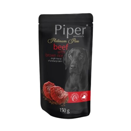 PIPER PURE - BEEF WITH BROWN RICE 150G
