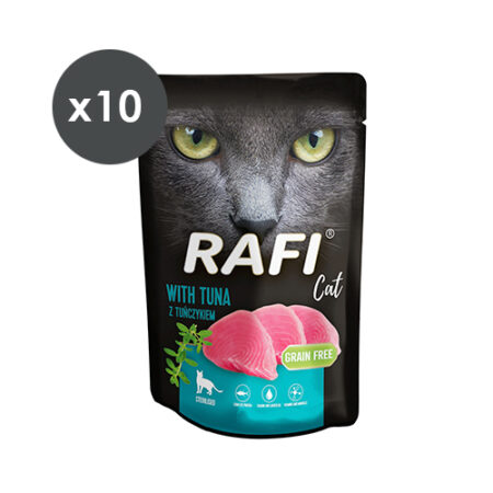 RAFI CAT PATÉ ATÚN STERILIZED 10X100GR
