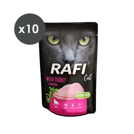 RAFI CAT PATÉ PAVO 10X100GR