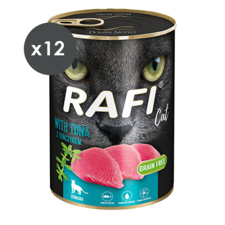 RAFI CAT PATÉ ATÚN STERILIZED 12X400GR