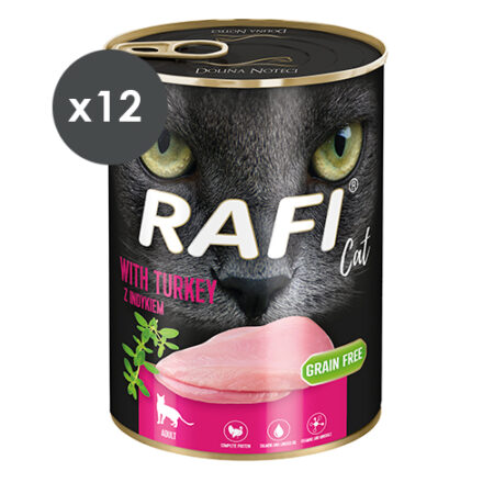 RAFI CAT PATÉ PAVO 12X400GR