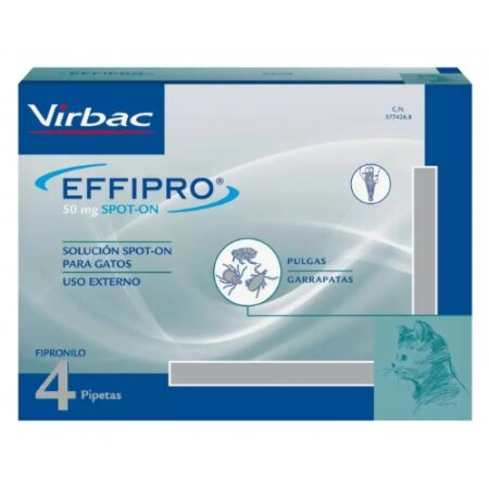 EFFIPRO GATO 4 PIPETAS 50MG SPOT - ON